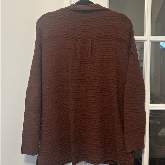 FREE PEOPLE Beach Brown Cardigan - Picture 3 of 3